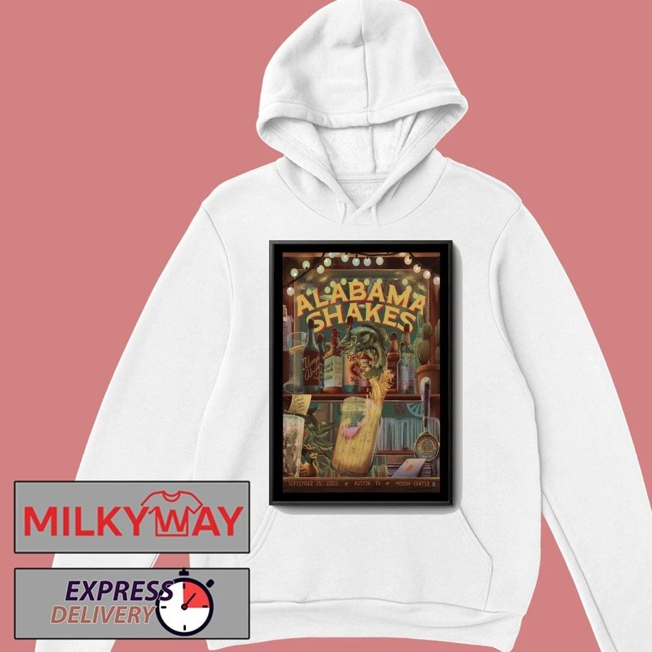 Alabama Shakes Moody Center 25 Sept 2025 Event Poster shirt
