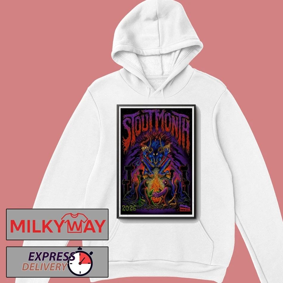 Stout Month 2026 Event Poster shirt