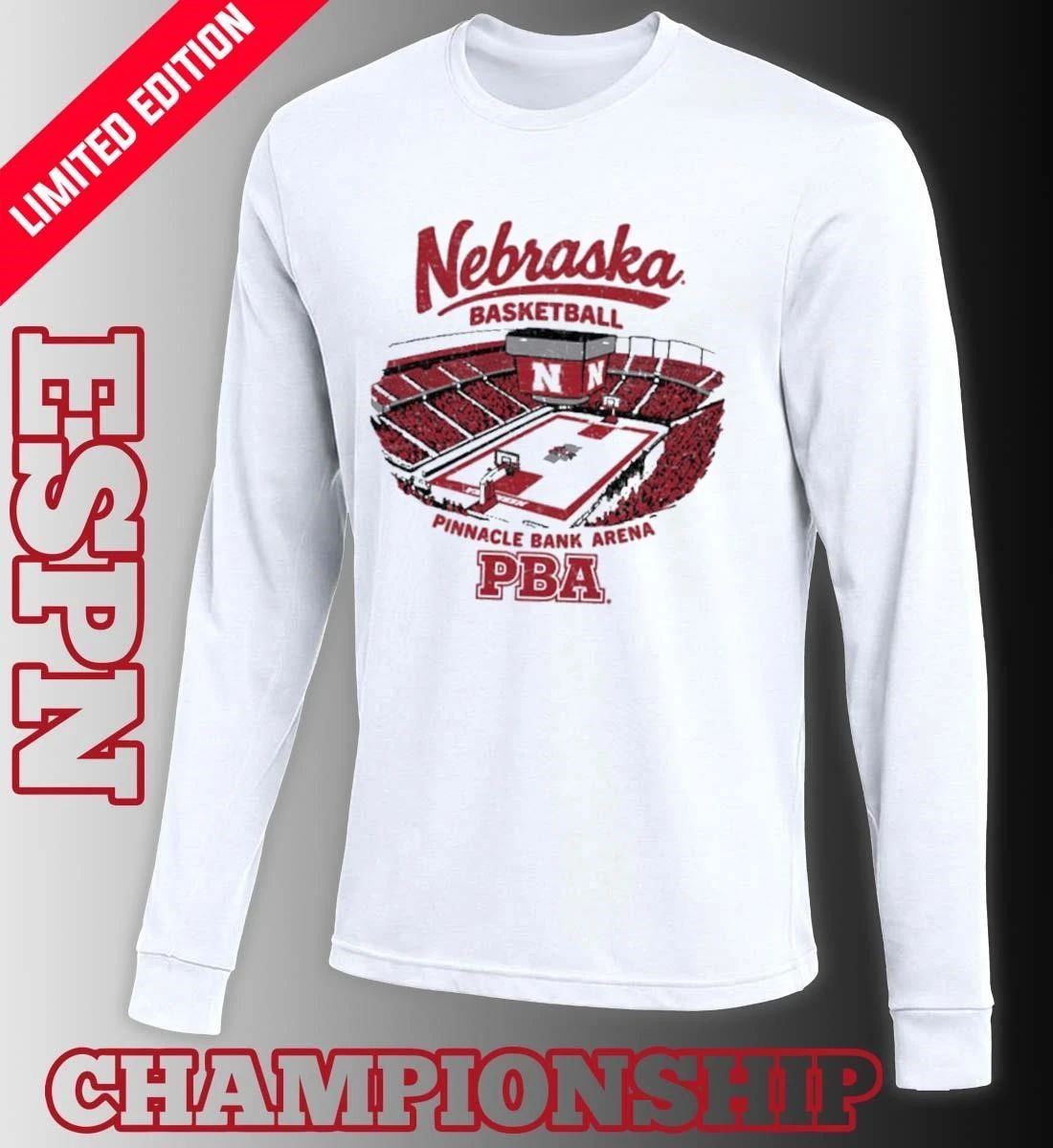 Nebraska Cornhuskers Basketball Pinnacle Bank Arena Shirt