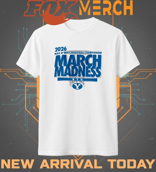 BYU Cougars 2026 NCAA DI Men’s Basketball Championship March Madness t-shirt