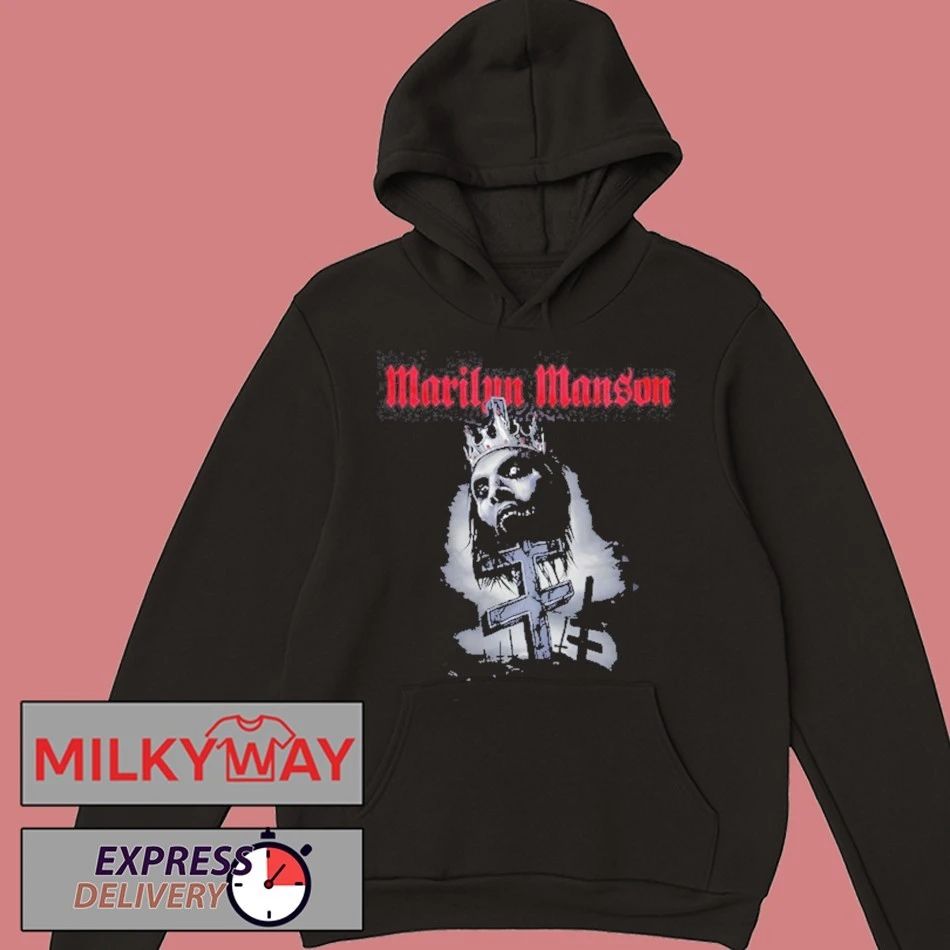Marilyn Manson Impaled Double Cross Black shirt