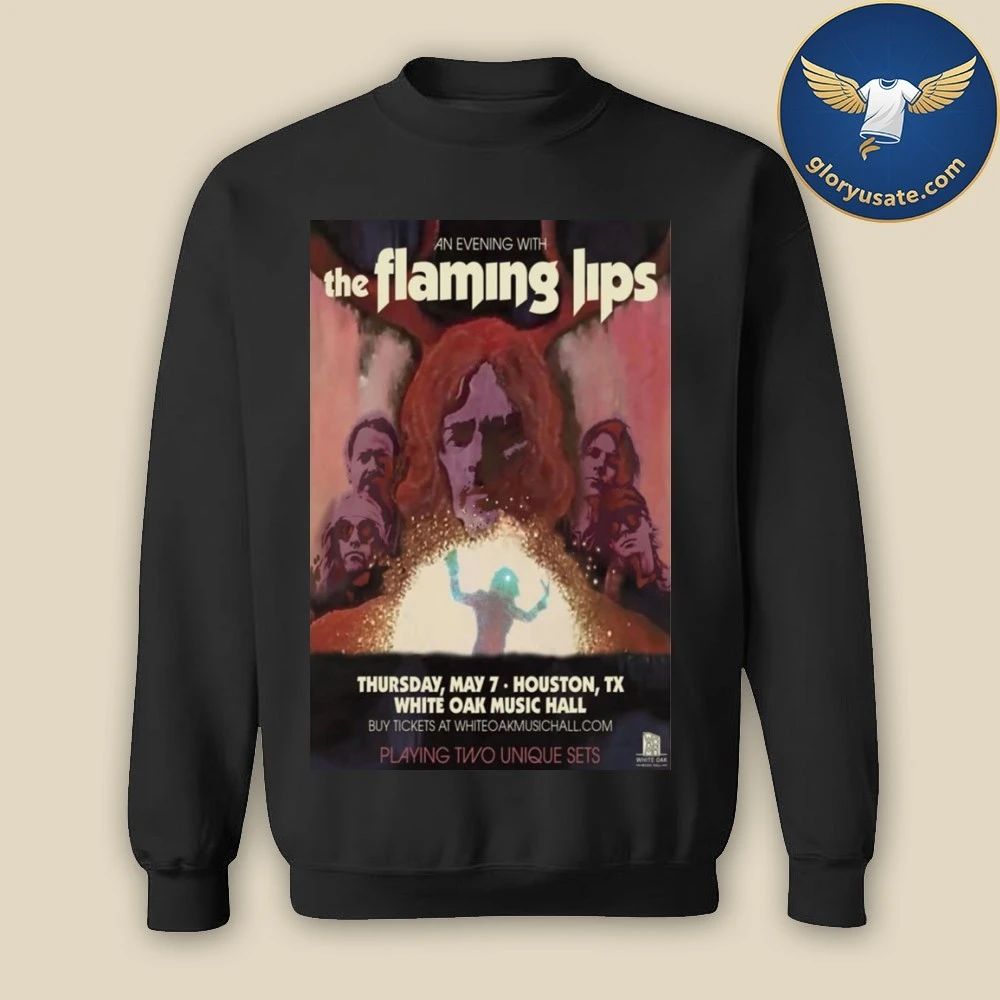 The Flaming Lips May 7 2026 Houston, TX Poster Shirt
