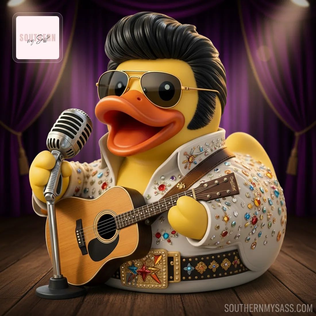 Elvis Presley King of Rock Collectible Rubber Duck