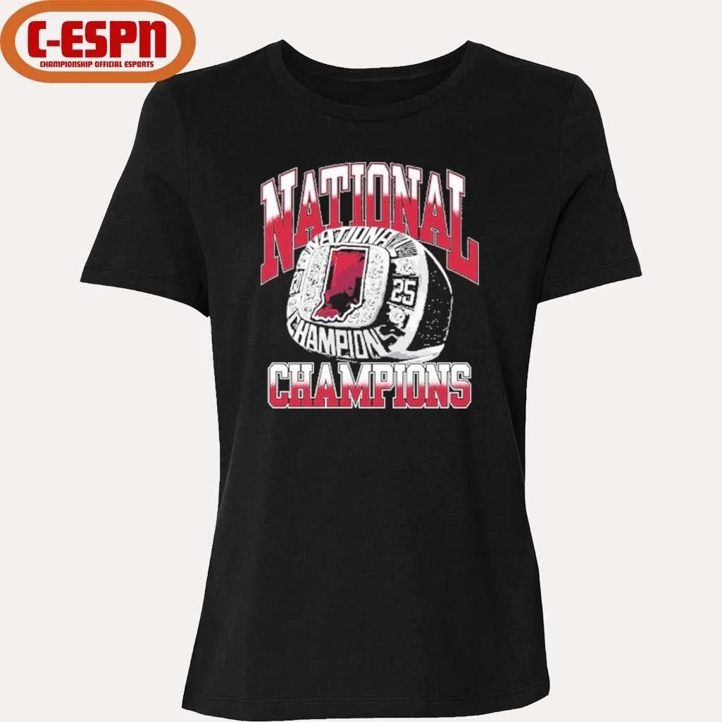 IU Football Indiana CFP National Champions Ring T-Shirt