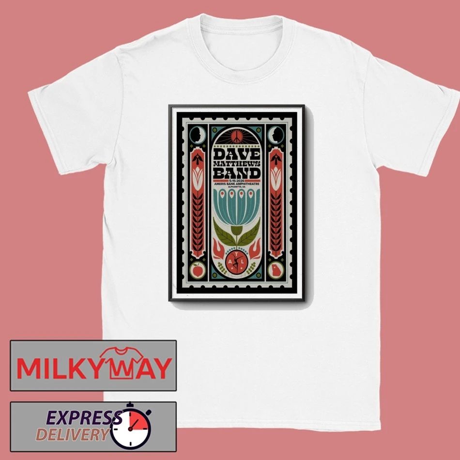 Dave Matthews Band May 15, 2026 Alpharetta, GA Tour Poster shirt