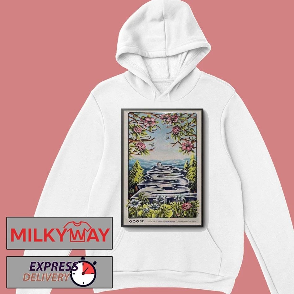 Apr 10 2026 Goose Concert Poster Asheville shirt
