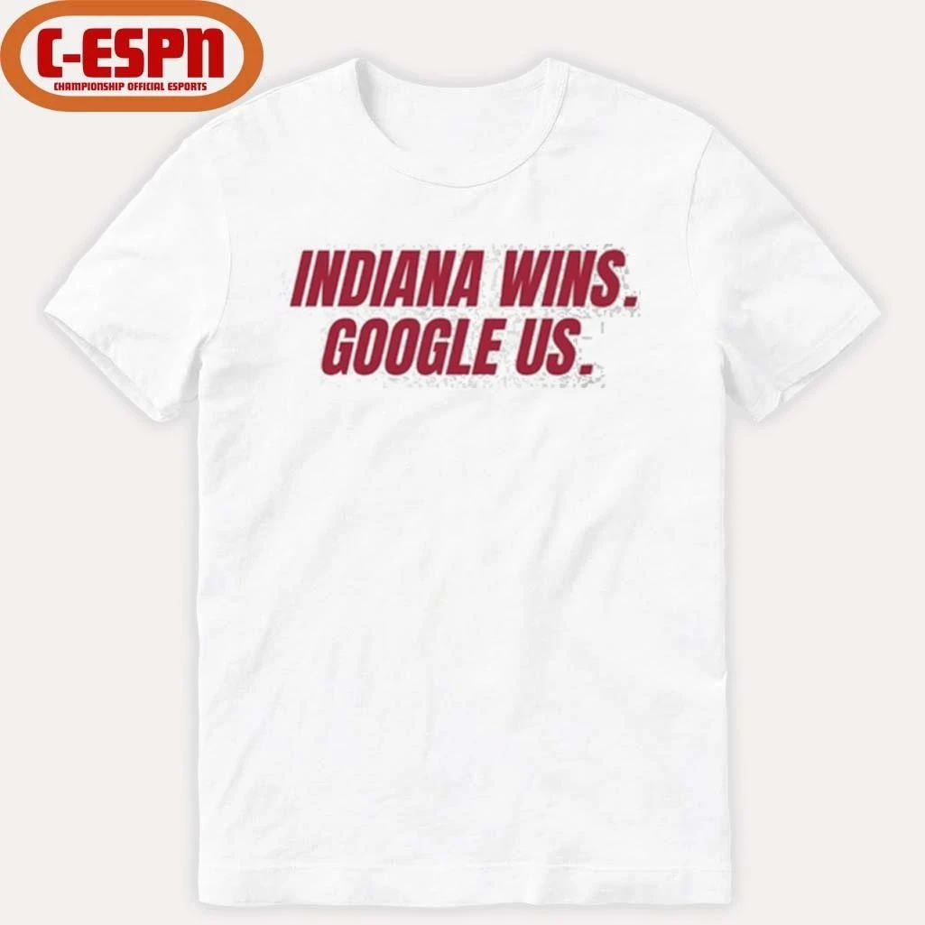 Indiana Wins, Google Us shirt