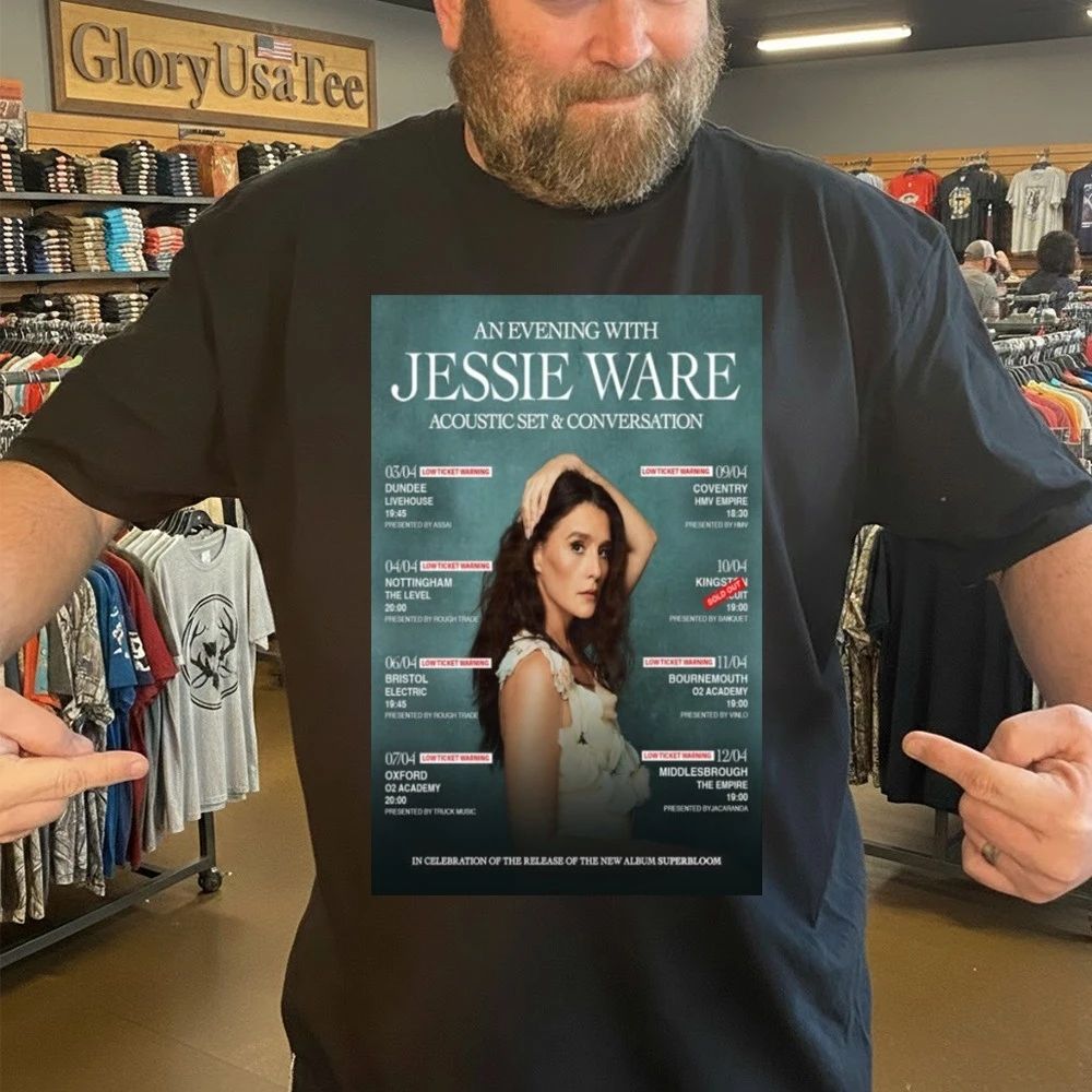 Jessie Ware Tour Uk 2026 Poster Shirt