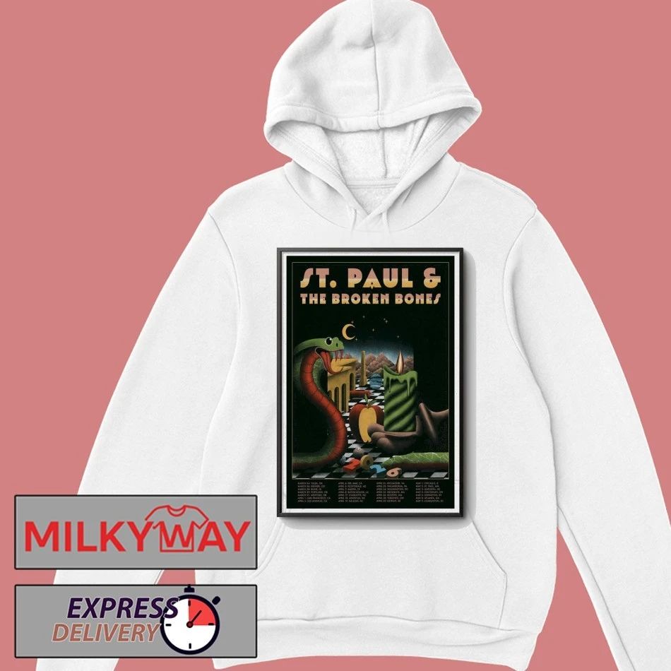 Poster St. Paul & The Broken Bones Tour 2026 shirt