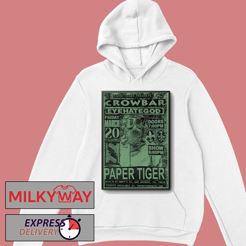 Crowbar Event San Antonio TX On Mar 20 2026 Poster shirt