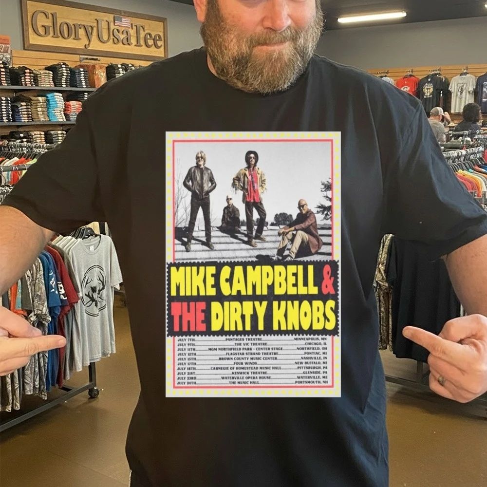 Mike Campbell & The Dirty Knobs Summer Tour 2026 Poster Shirt