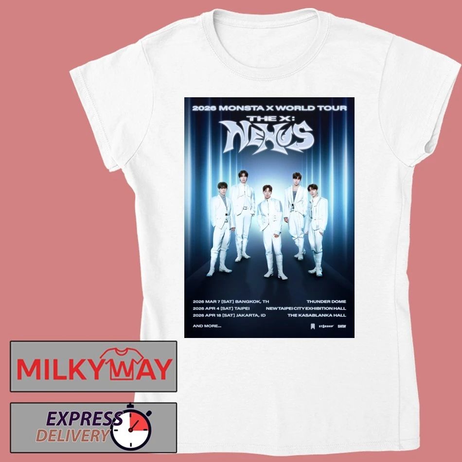 MONSTA X The X NEXUS World Tour 2026 shirt