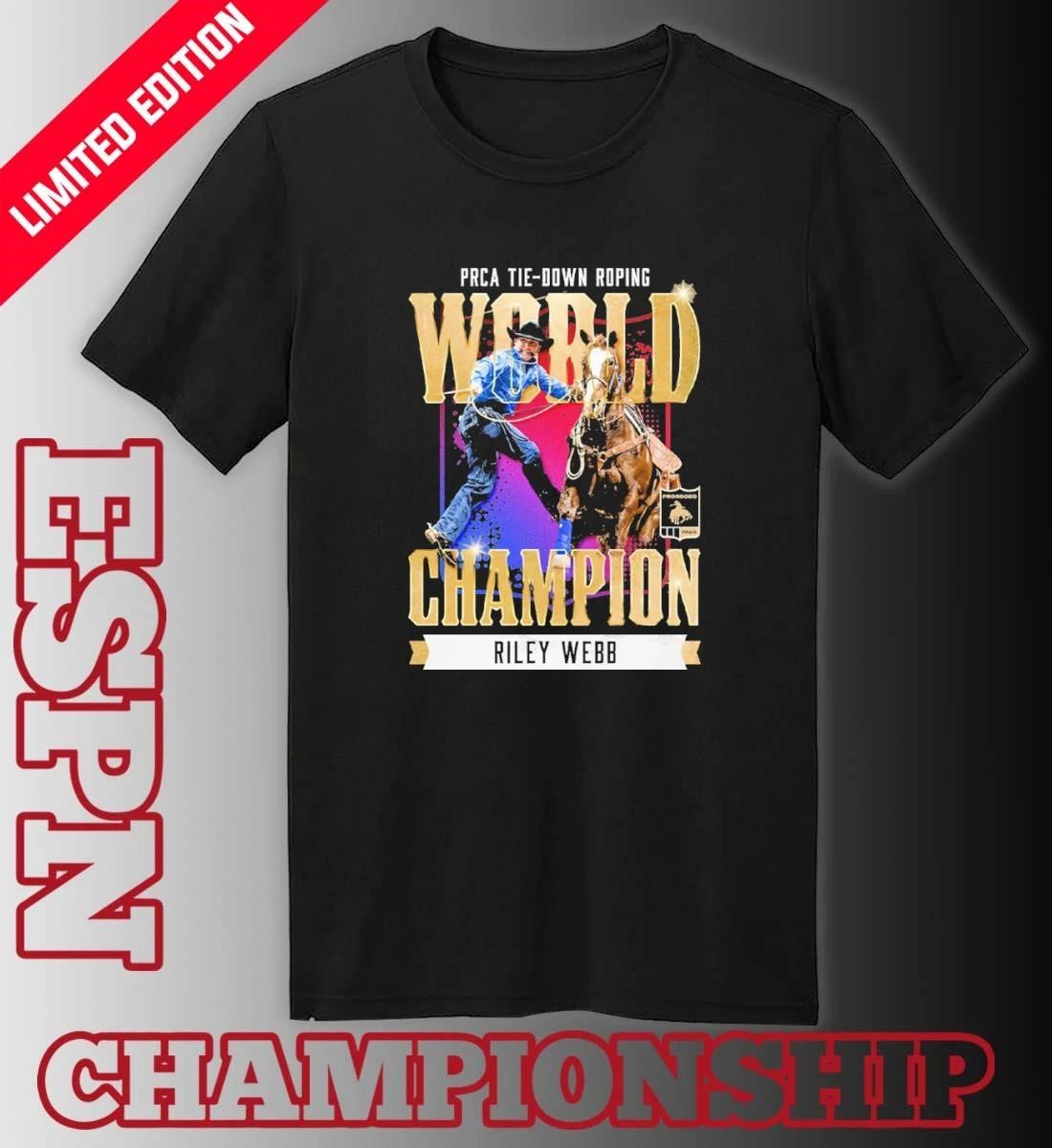 Riley Webb NFR 2025 Tie Down Champion T-Shirt