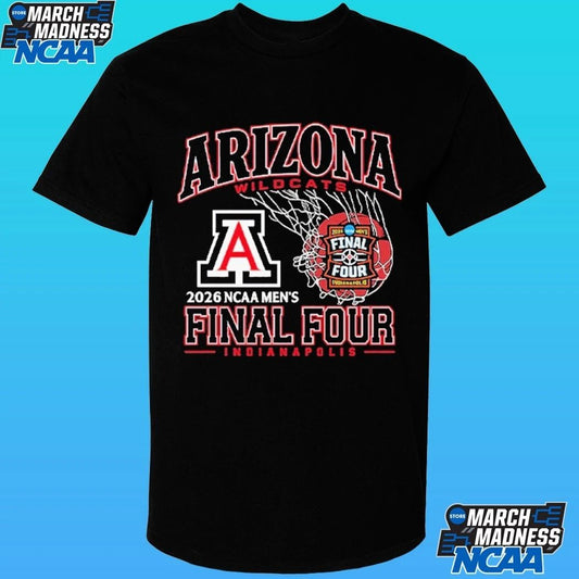 Arizona Wildcats 2026 NCAA Men’s Final Four Indianapolis Shirt