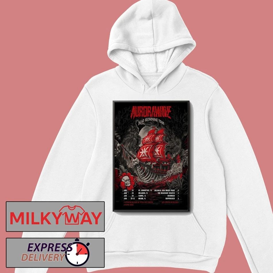 Aurorawave Dead Reckoning Tour 2026 Poster shirt