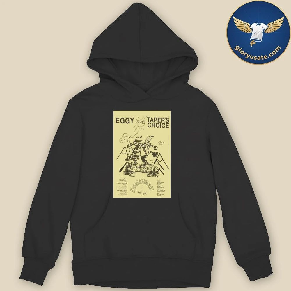 Eggy & Taper’s Choice April Tour 2026 Poster Shirt