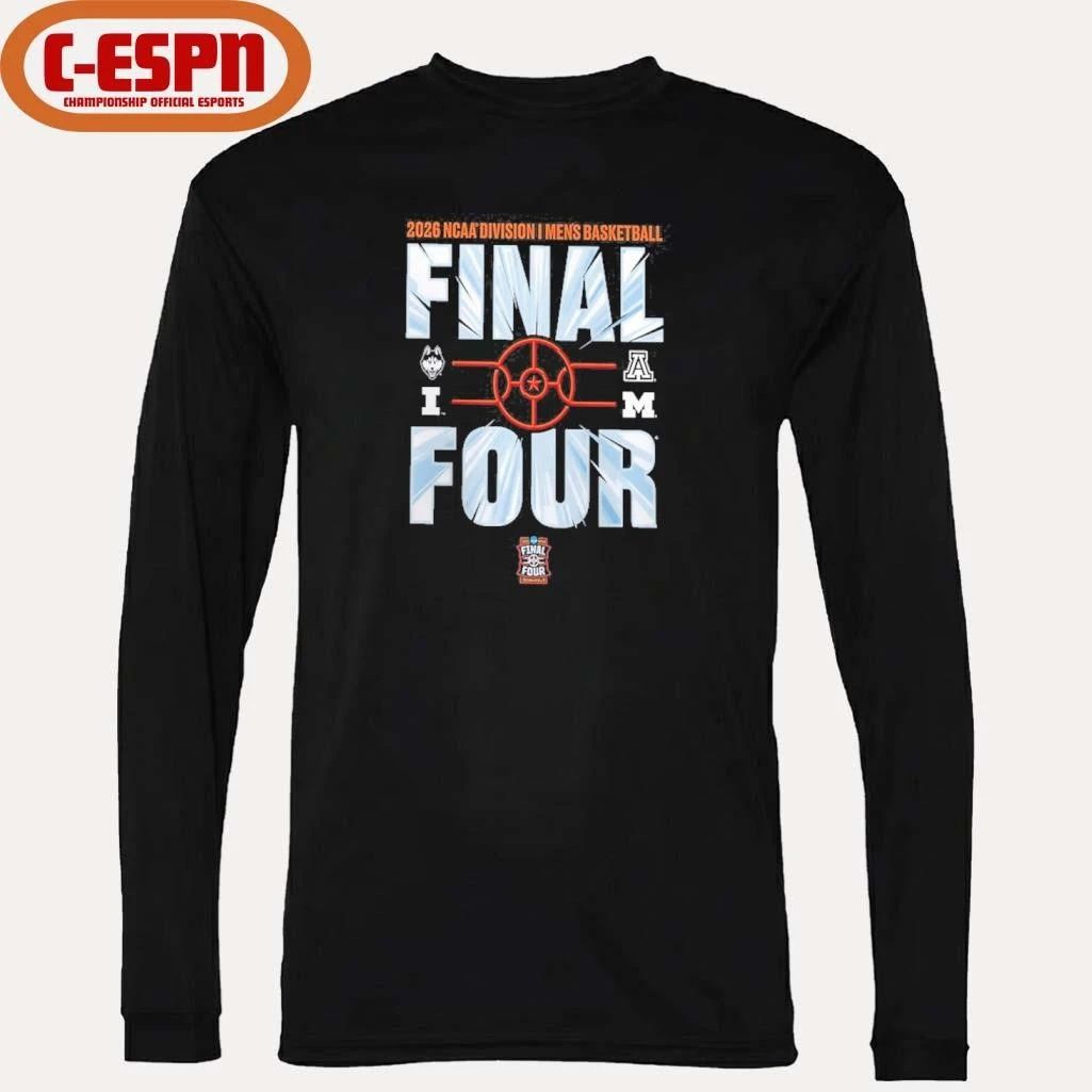 2026 NCAA Men’s Basketball Tournament March Madness Final Four T-Shirt