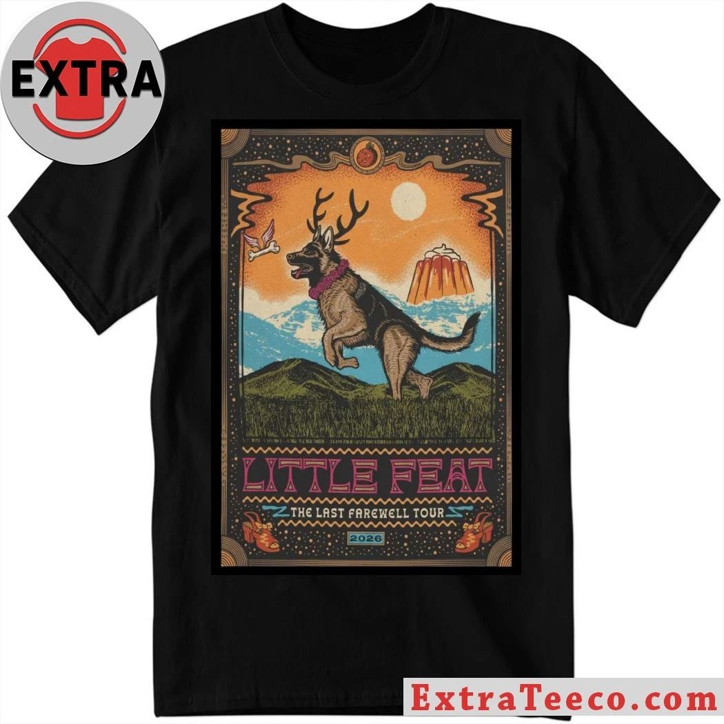 Little Feat The Last Farewell Tour 2026 Poster Shirt