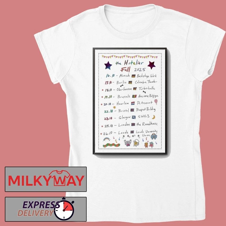 2025 Fall Tour The Hotelier Poster shirt