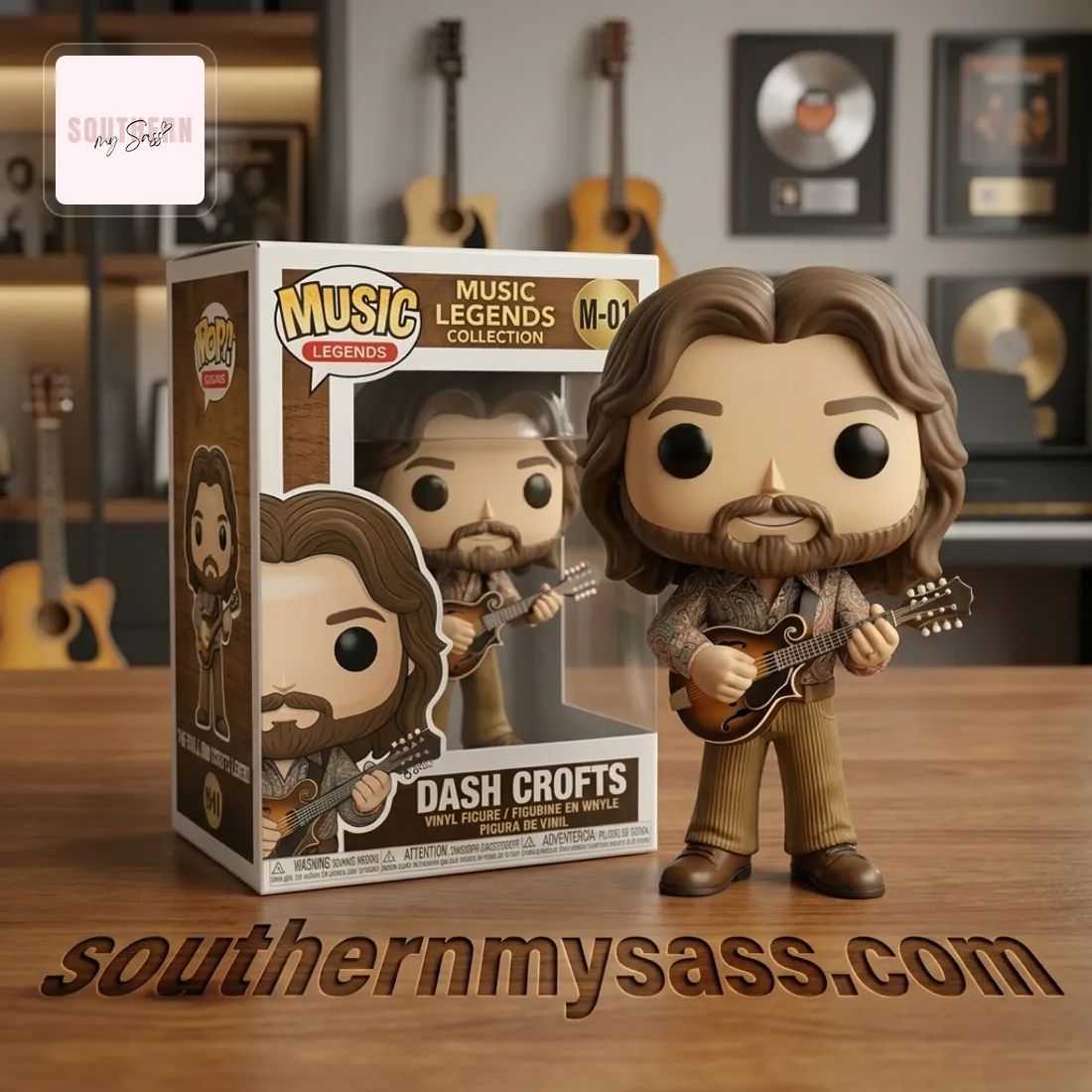 Dash Crofts Funko Pop Music Legends Collection M-01 Pop Figure Doll