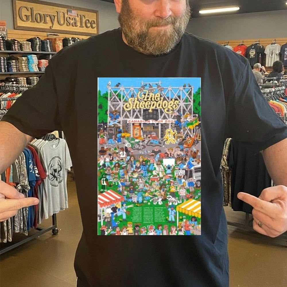 The Sheepdogs Canadian Tour 2026 Poster Shirt