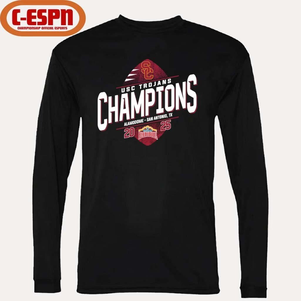 USC Football 2025 Alamo Bowl Champions T-Shirt