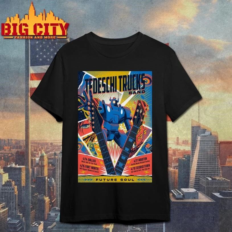 Tedeschi Trucks Band 4-14-15-17-19-2026 Show in Texax Poster Shirt