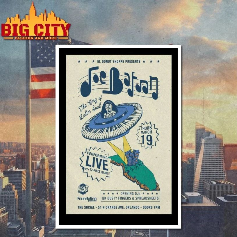 Orlando FL Joe Bataan Mar 19 2026 Poster T-shirt