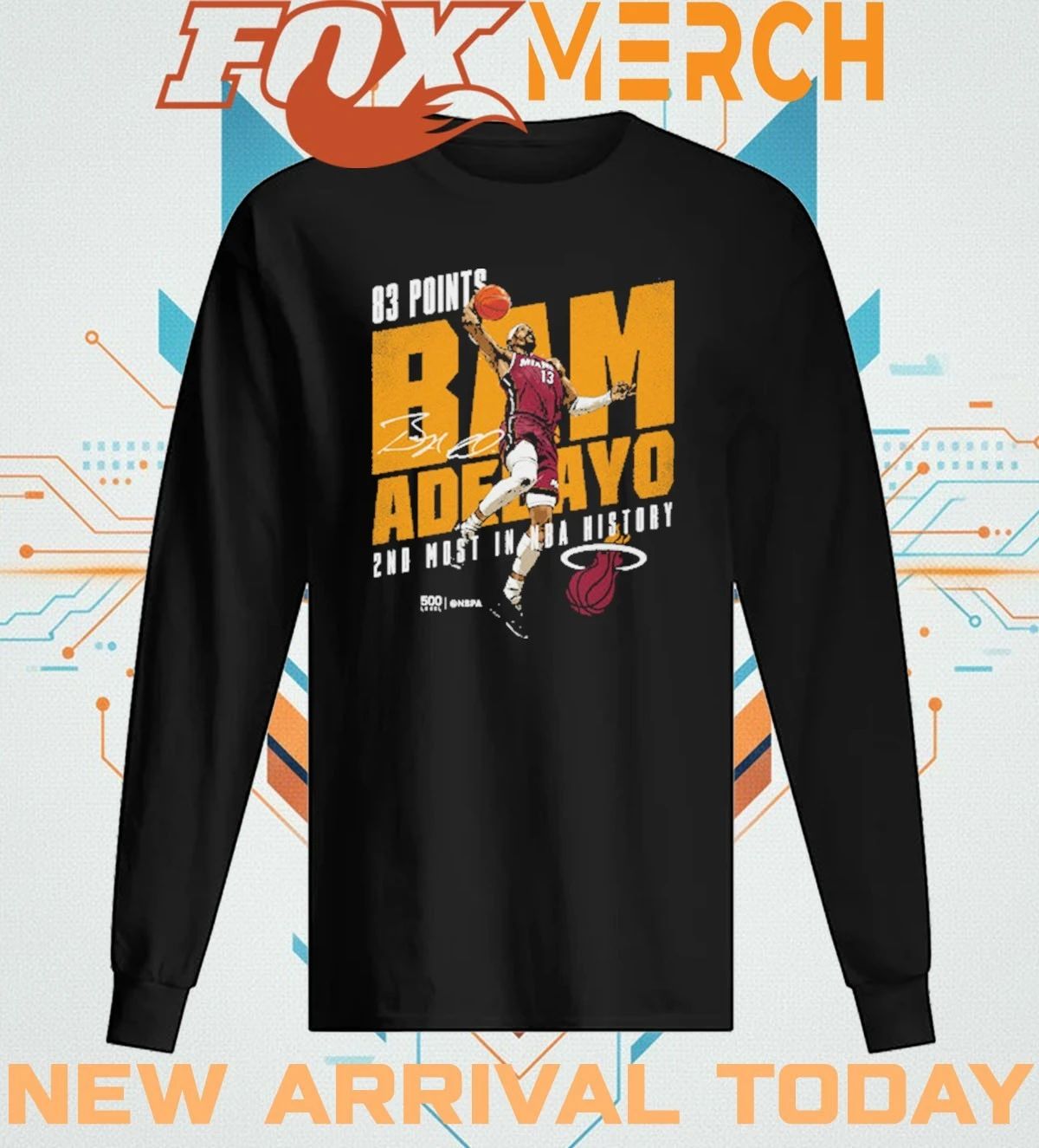 Bam Adebayo Miami Heat 83 Points 2nd most in NBA history t-shirt