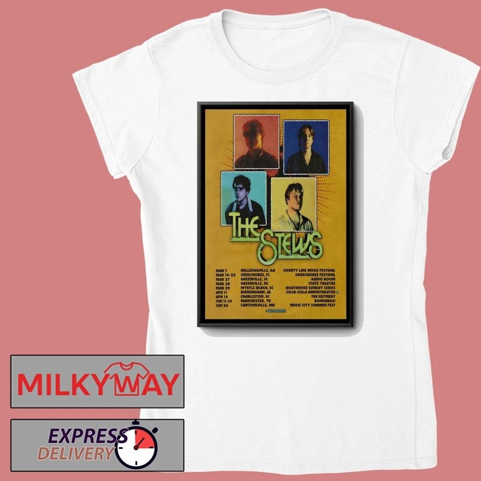 The Stews 2026 US Tour Poster shirt