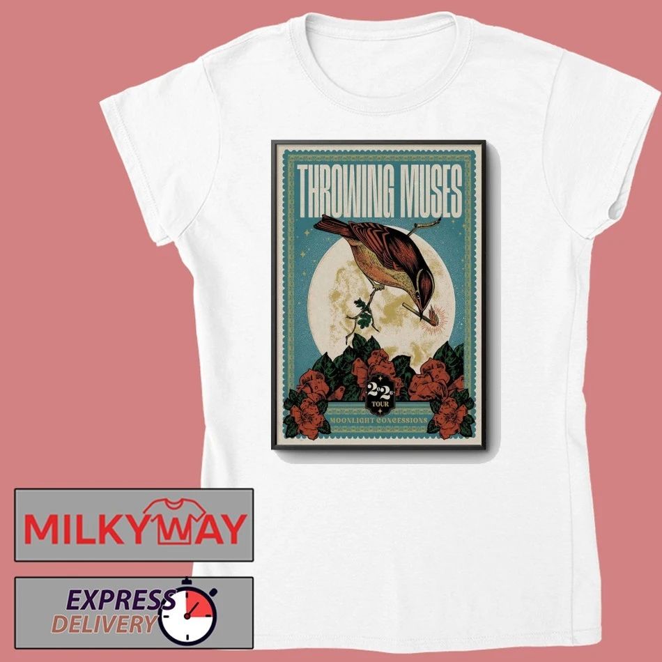 Throwing Muses Moonlight Concessions Tour 26 Poster shirt