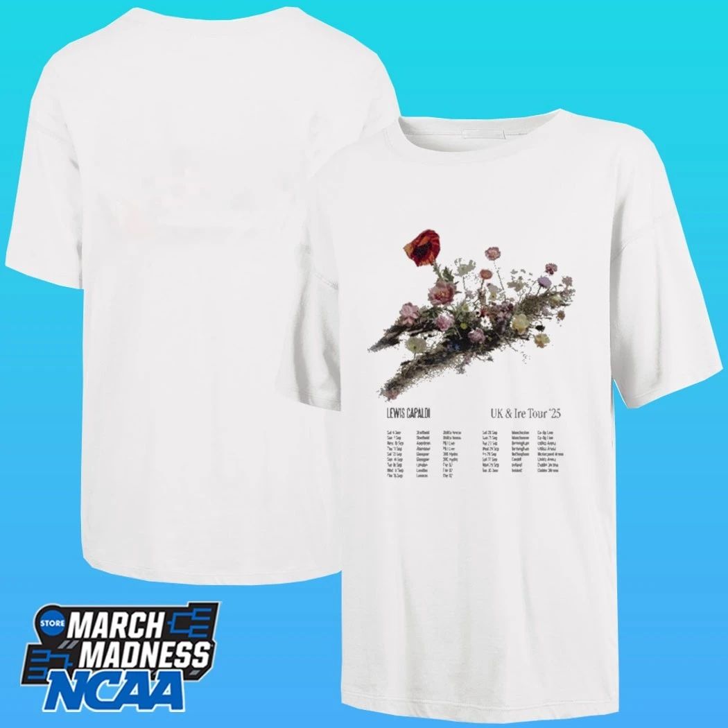 Lewis Capaldi Flowers Dateback Shirt