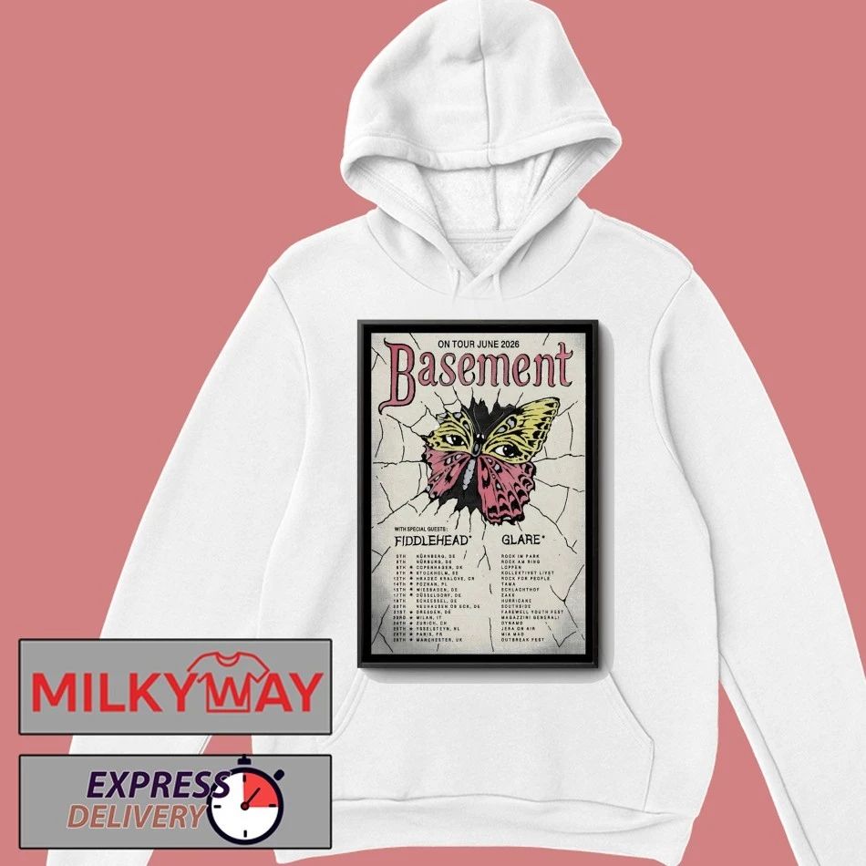 Poster Basement On Tour Jun 2026 shirt