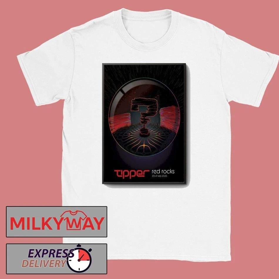 Tipper 2025 Red Rocks Shows Poster shirt