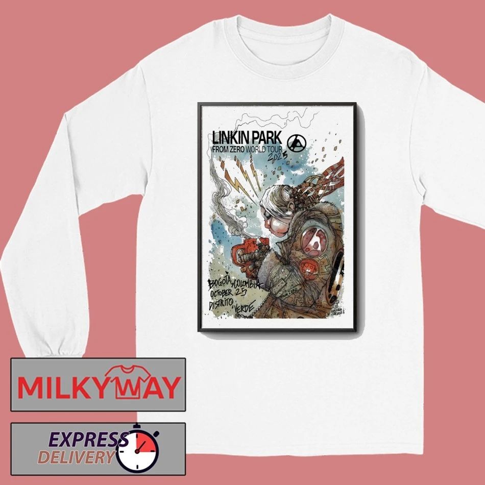 Linkin Park Tour Bogotá, Colombia 25 Oct 2025 Poster shirt