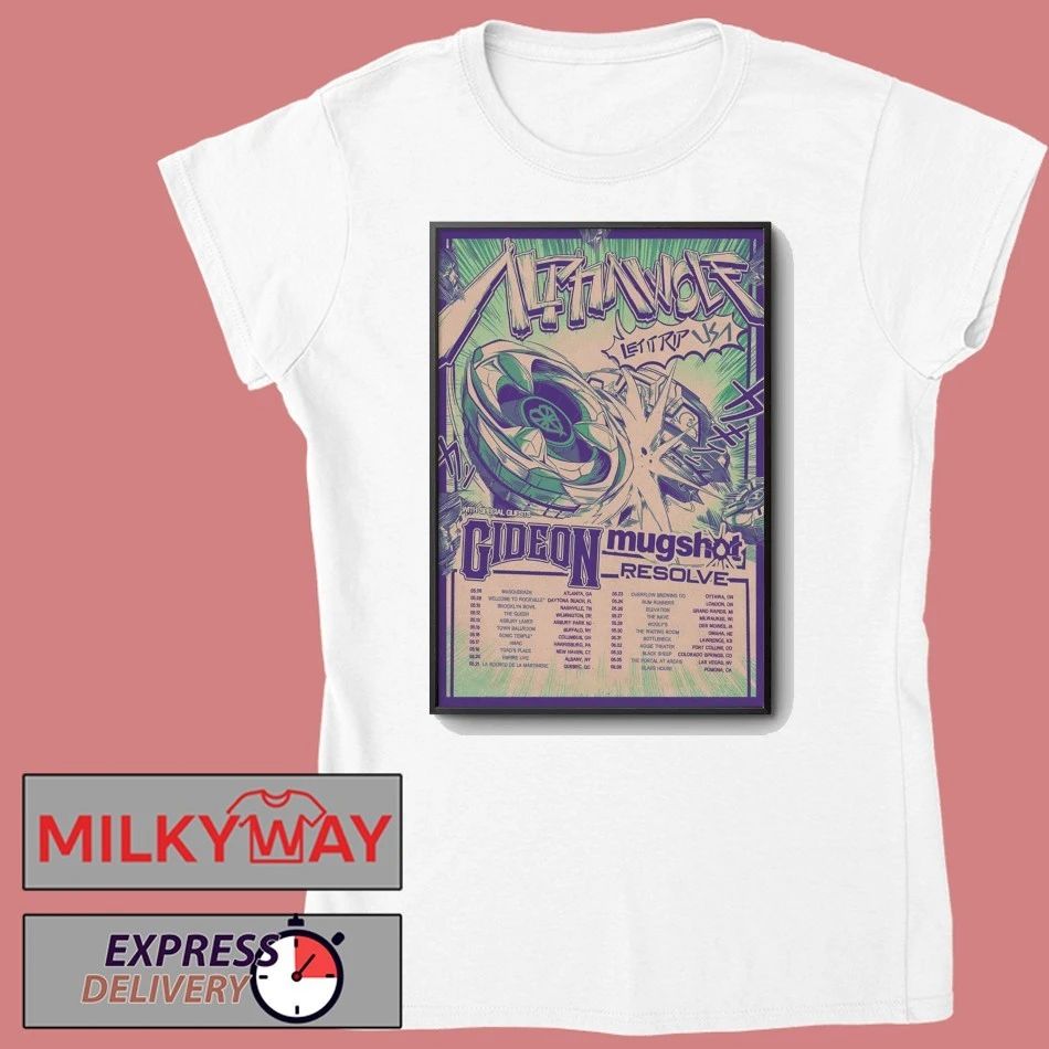 Alpha Wolf 2026 North America Tour Poster shirt