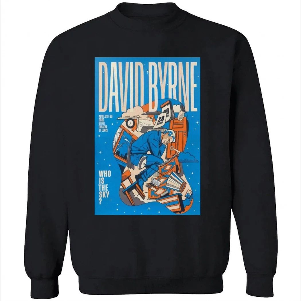 David Byrne 4-29-2026 St. Louis MO Poster Shirt