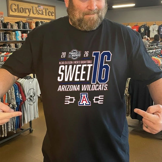 Arizona Wildcats 2026 NCAA March Madness Sweet 16 Bound Shirt