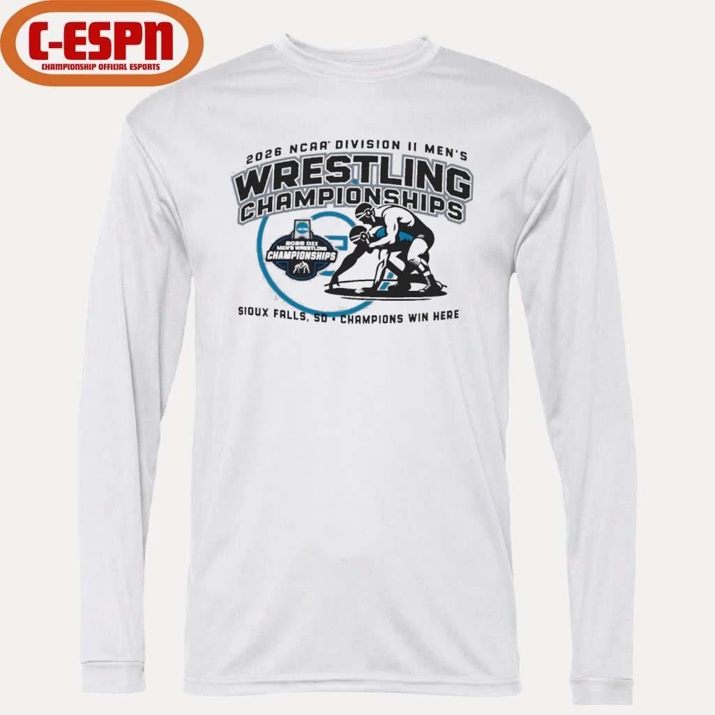 Champions Win Here 2026 NCAA DII Men’s Wrestling Championships T-Shirt