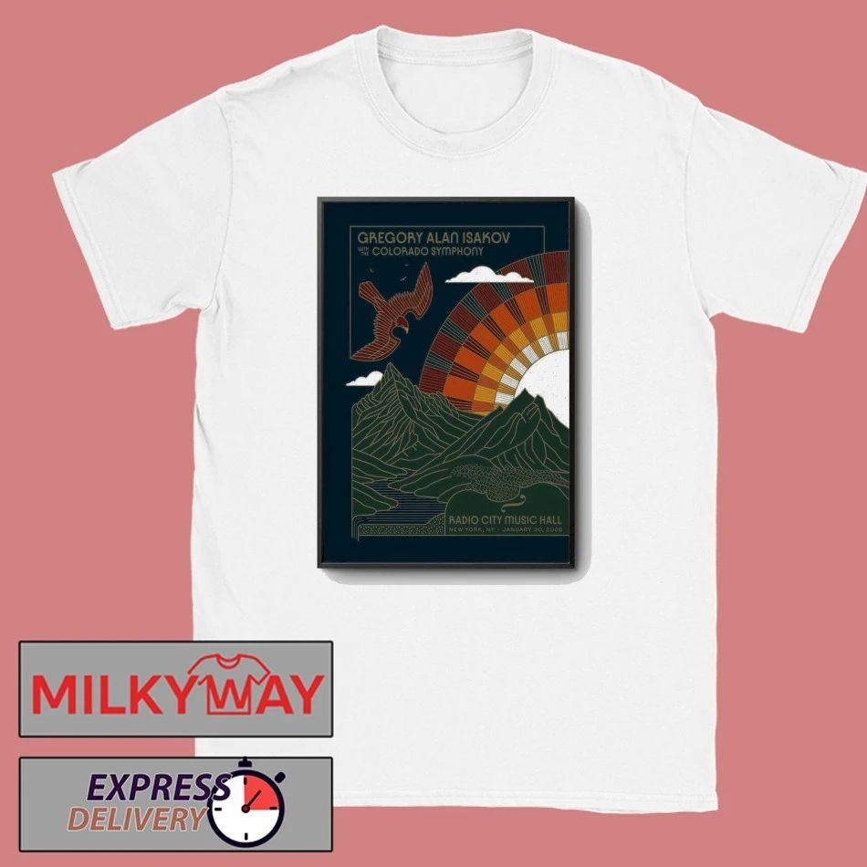 Gregory Alan Isakov New York NY January 30 2026 Poster shirt