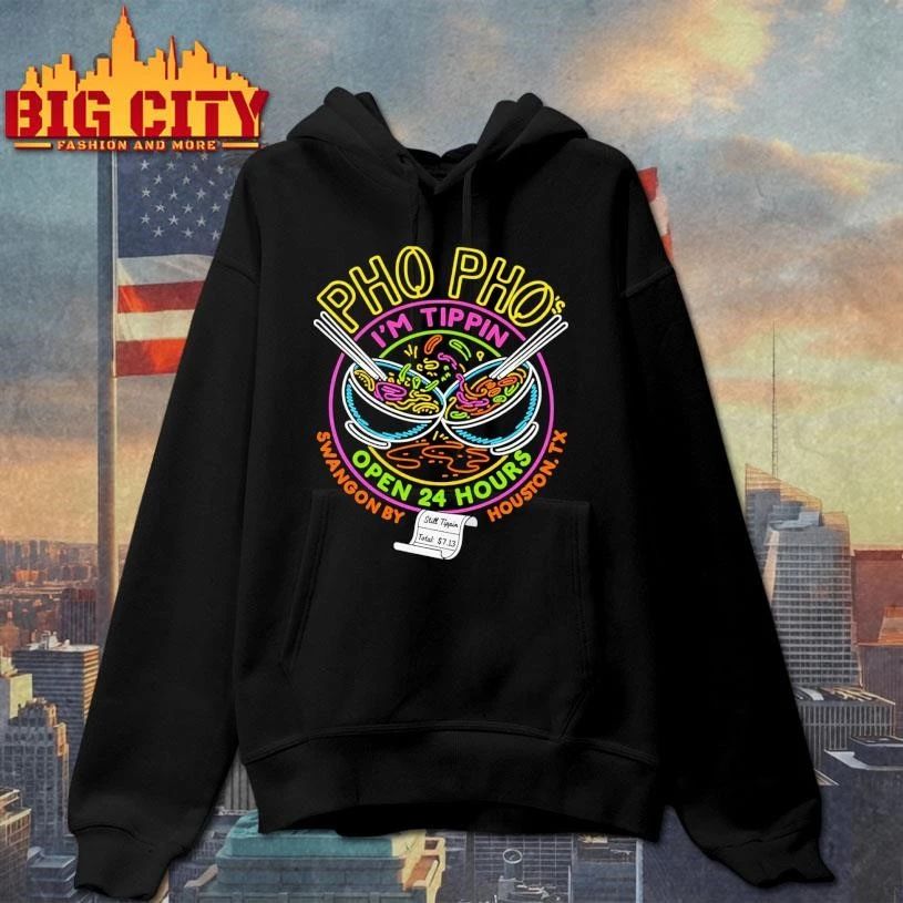 Pho Pho’s I’m Tippin Open 24 Hours Graphic Shirt