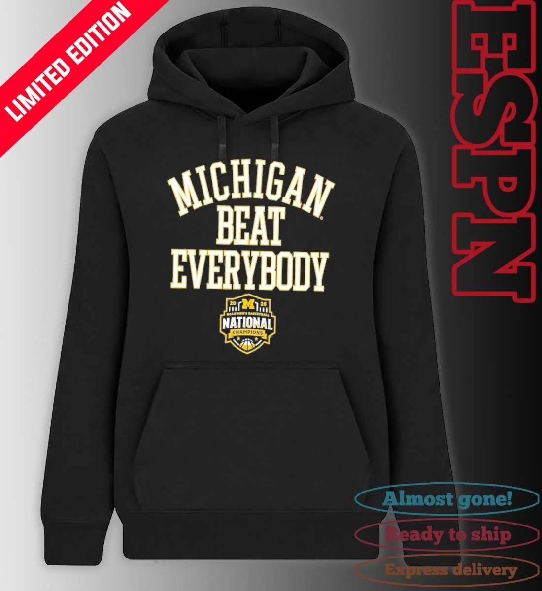 Michigan Wolverines Beat Everybody 2026 NCAA Men’s Basketball National Champions T-Shirt