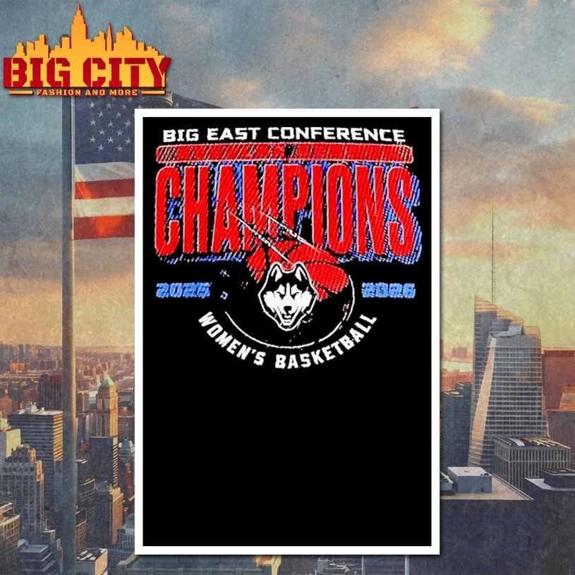 Uconn Huskies 2025-26 Big East Conference Regular Season Champions Classic Shirt