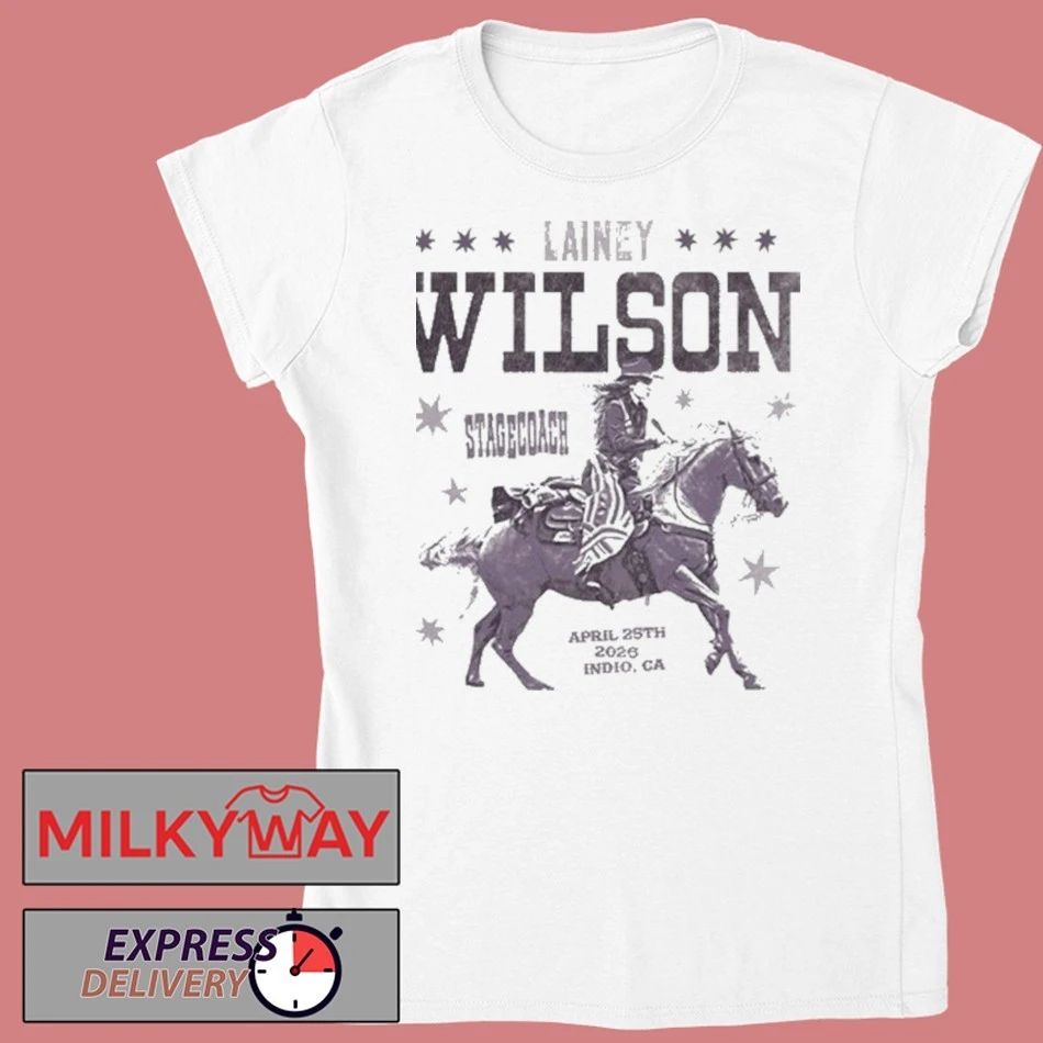Lainey Wilson Stagecoach Rider Apr 25 2026 T Shirt