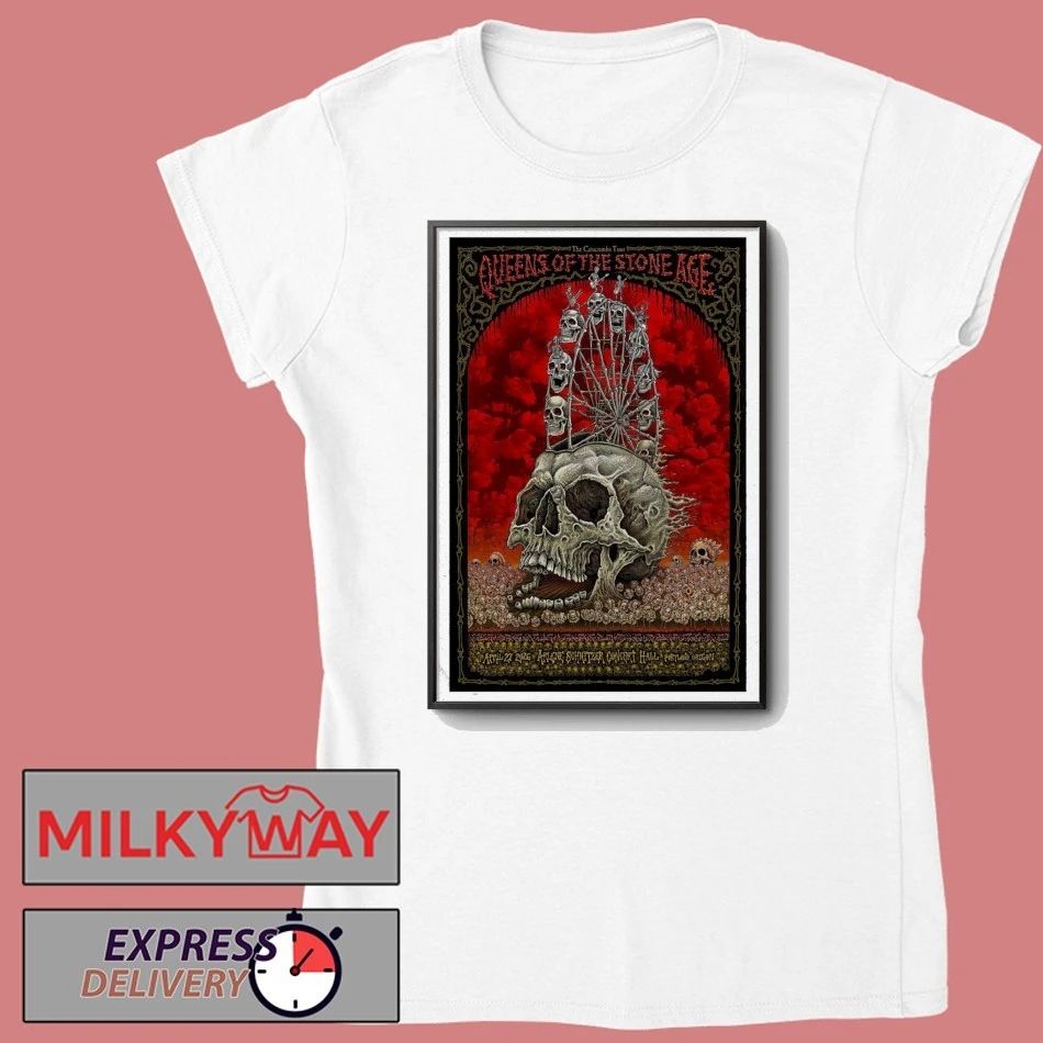 April 27 2026 QOTSA Poster Portland, OR shirt