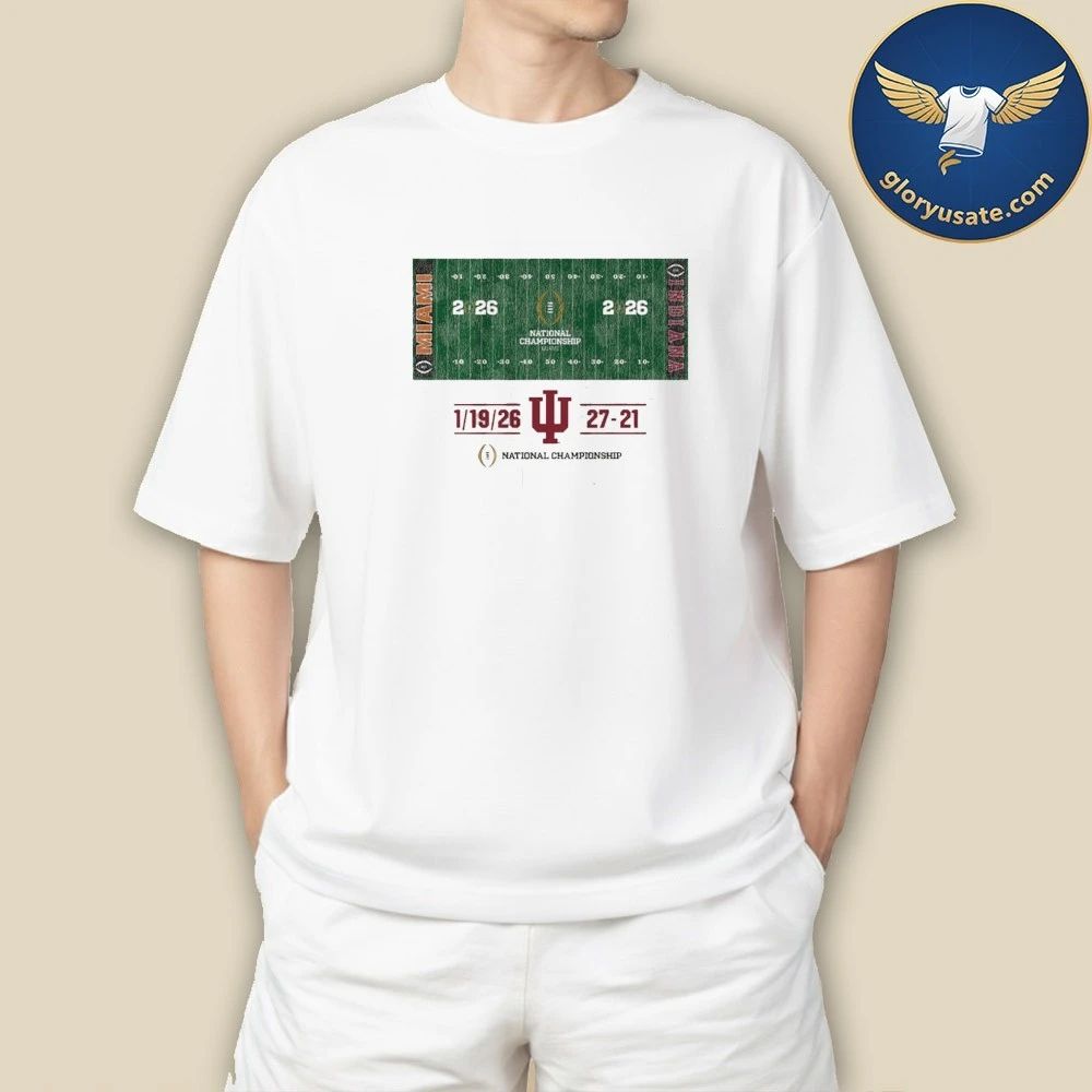 Indiana Football CFP National Champions Field Shirt