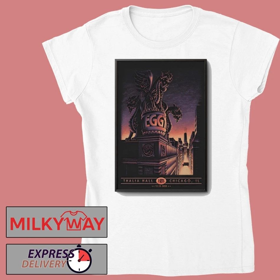 Eggy Nov 15 2025 Thalia Hall In Chicago IL Poster shirt
