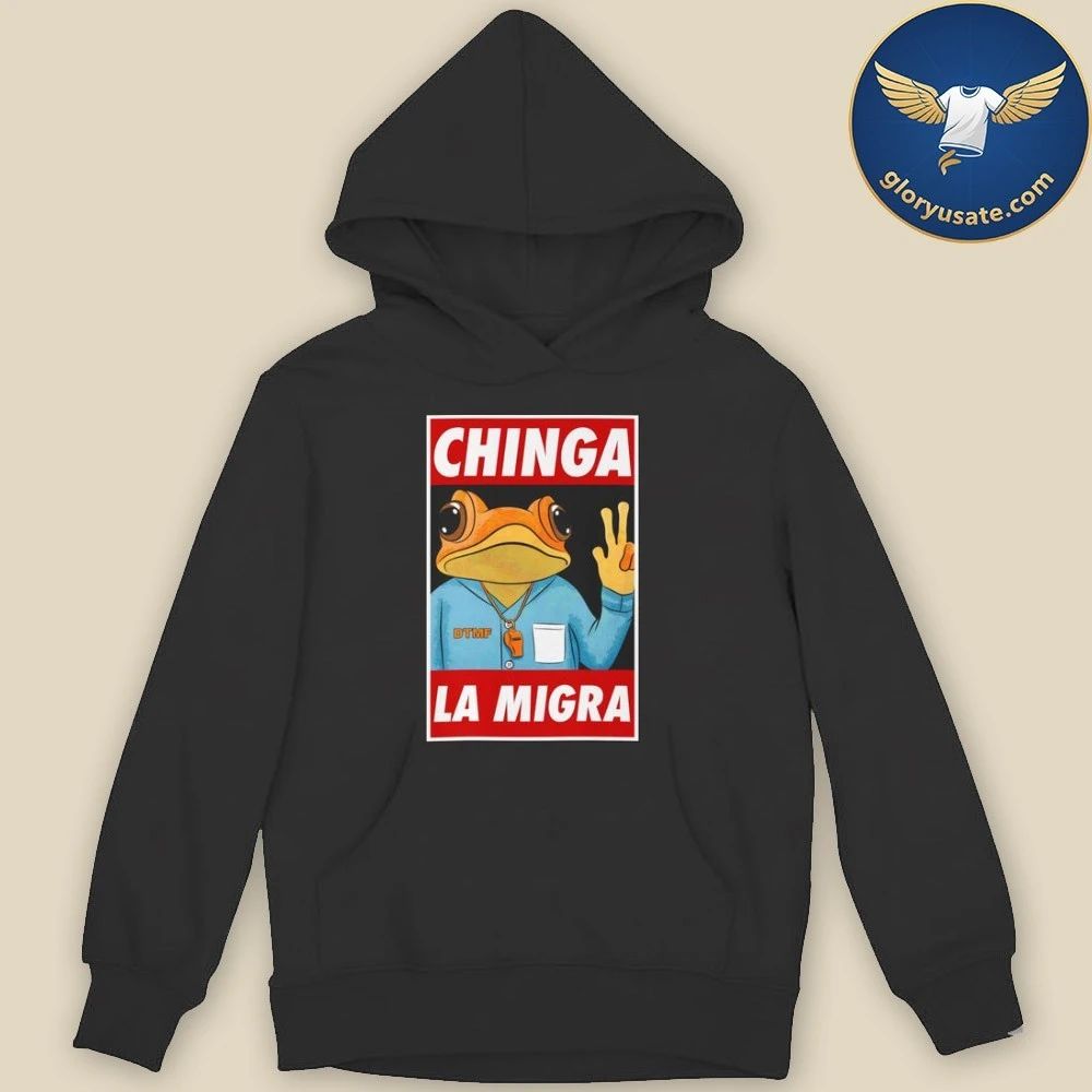 Sapo Concho Chinga La Migra Poster Boxy Shirt