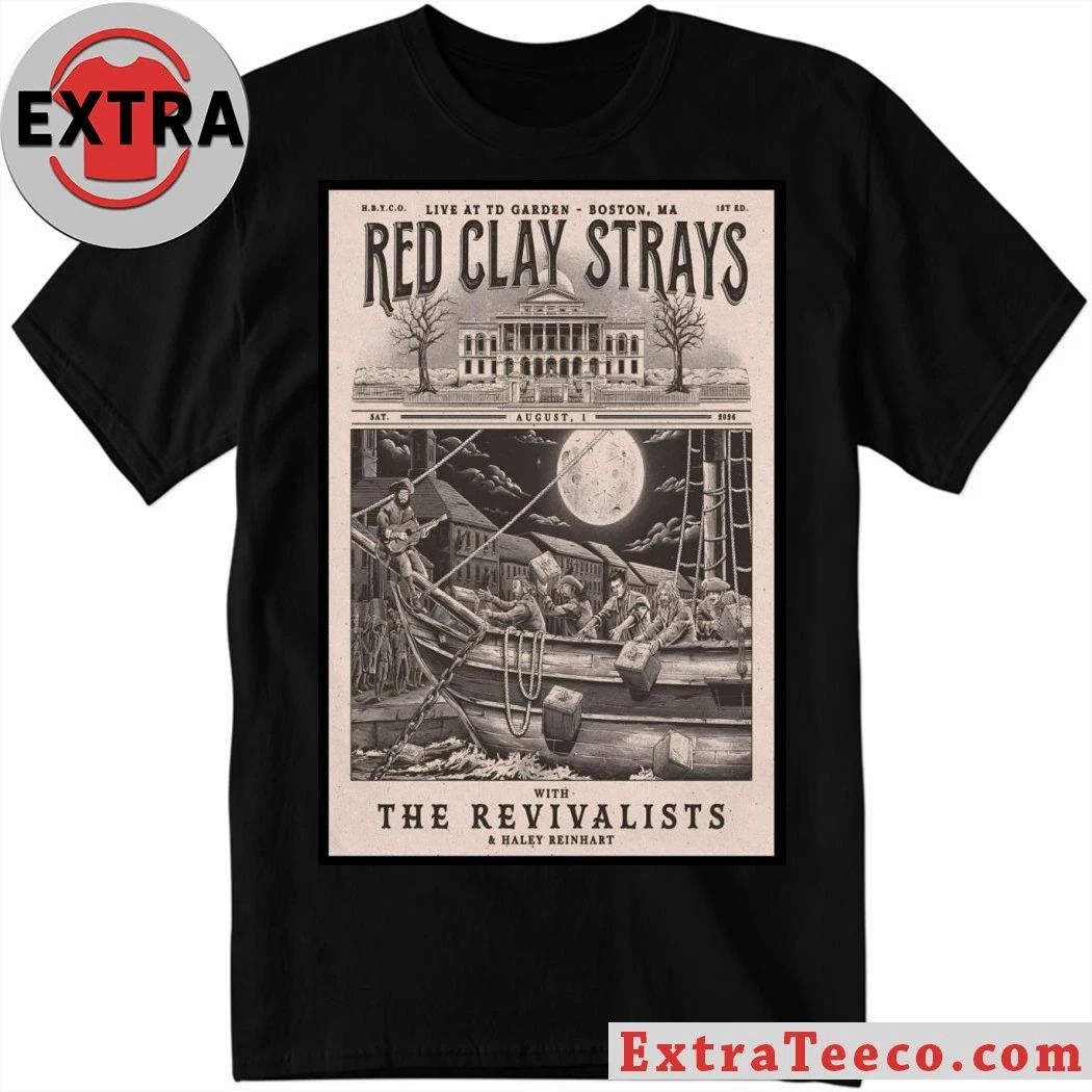 Original Red Clay Strays Boston MA On August 1 2026 Poster Shirt