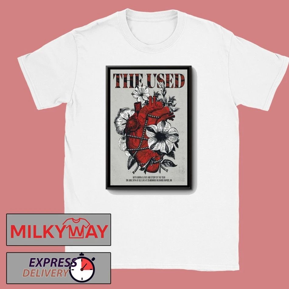 Poster 2026 The Used Two Headline Shows This Summer 26 LIMITED shirt
